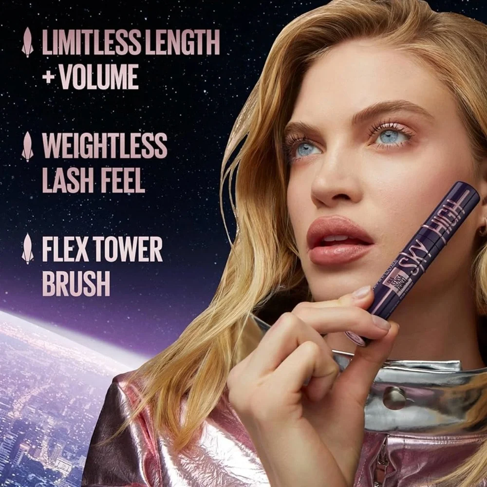 Maybelline Lash Sensational Sky High Washable Mascara Makeup 795 Pink Air